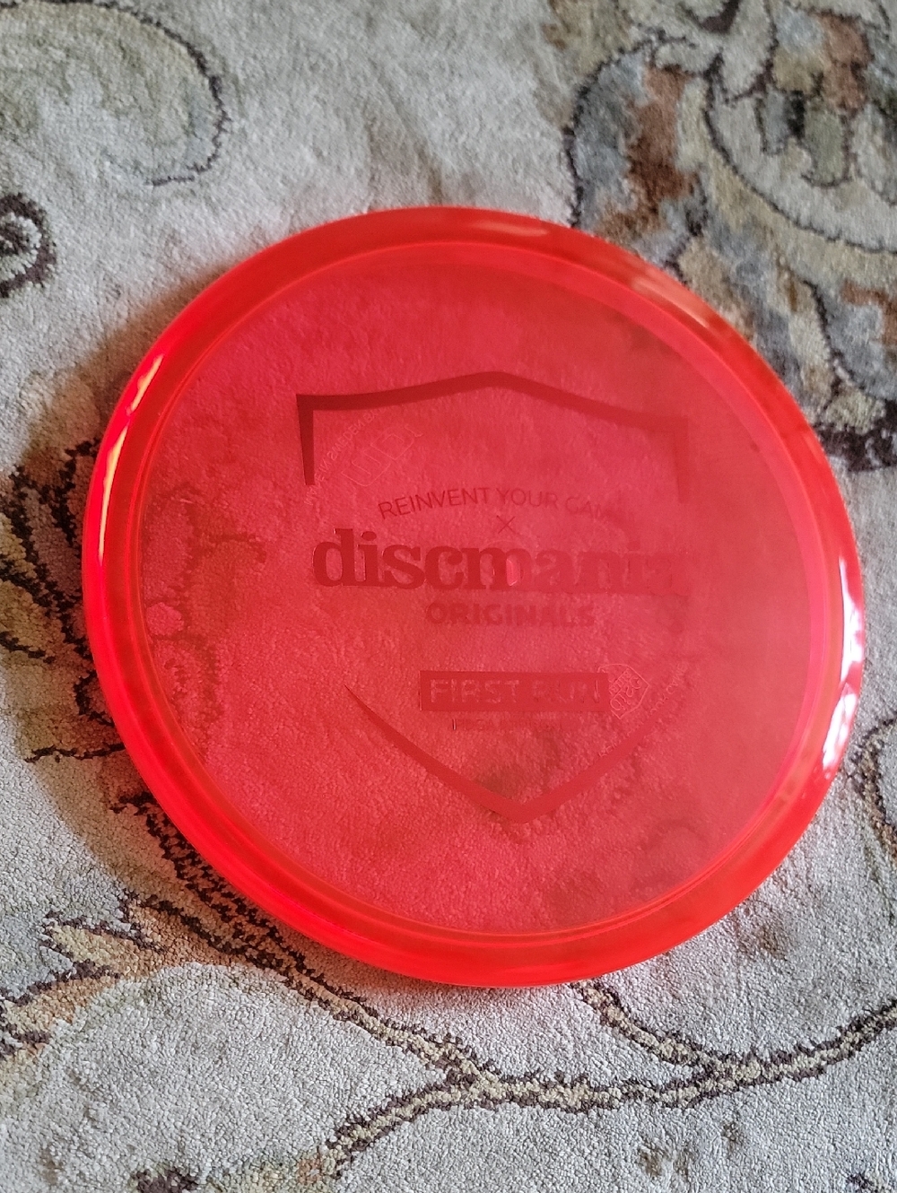 NEW Discmania Original MD1 First Run Red Disc Golf Middrive 177 Grams